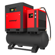 HRS-941500TD5 Винтовой компрессор с ресивером и осушителем Harrison: 1500 л/мин, 8 бар, 11 кВт, 500