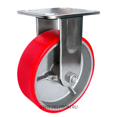 FCp 63 Большегрузная полиуретановая неповоротная колесная опора д150 (VILS)