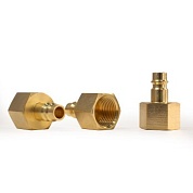 Штуцер профессиональный папа с внутренней резьбой 1/2F, латунь, 25шт