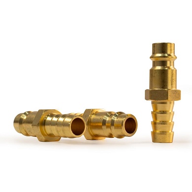 Штуцер профессиональный папа ёлка d.10мм M, латунь, 25шт