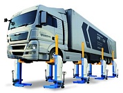 FC75W-6 Комплект беспроводных подкатных колонн для грузовых автомобилей, г/п 7.5 т. (6шт)