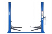 Подъемник двухстоечный 4 т с нижней синхронизацией, H=2,8 м, 380 В, синий STX STX40TT_380