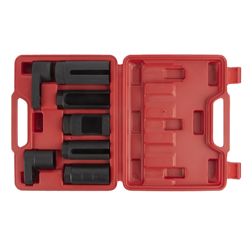 WDK-214240 Набор головок для кислородных датчиков (замены лямбда зондов)  7 предметов Wiederkraft