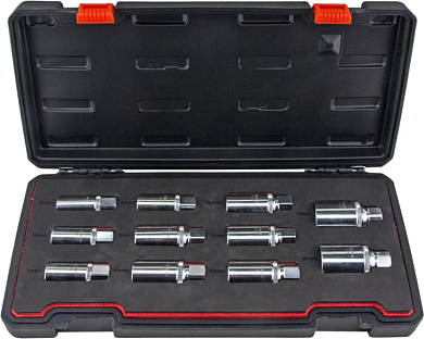 Набор шпильковертов эксцентриковых расширенный 5–16мм., 11 предметов