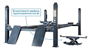 Подъемник 380V 4х стоечный 5т, c ручной траверсой 3т, 380В (Серый) NORDBERG 4450J